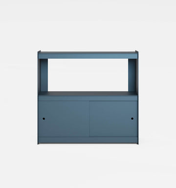Plié Sideboard 2 Doors 90 cm / 35 in / Midnight Blue