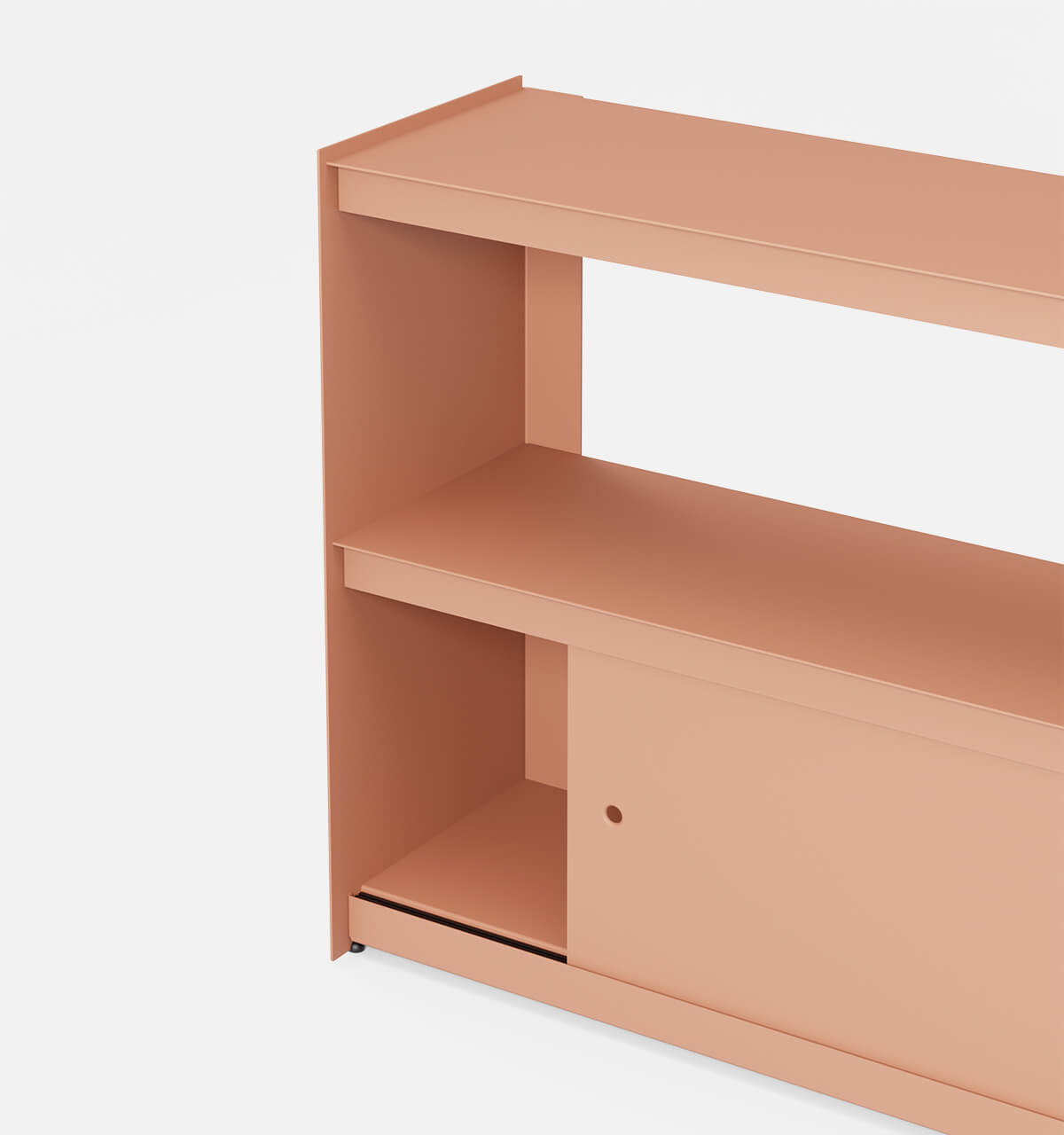 Plié Sideboard 2 Doors 120 cm / 47 in / Coral