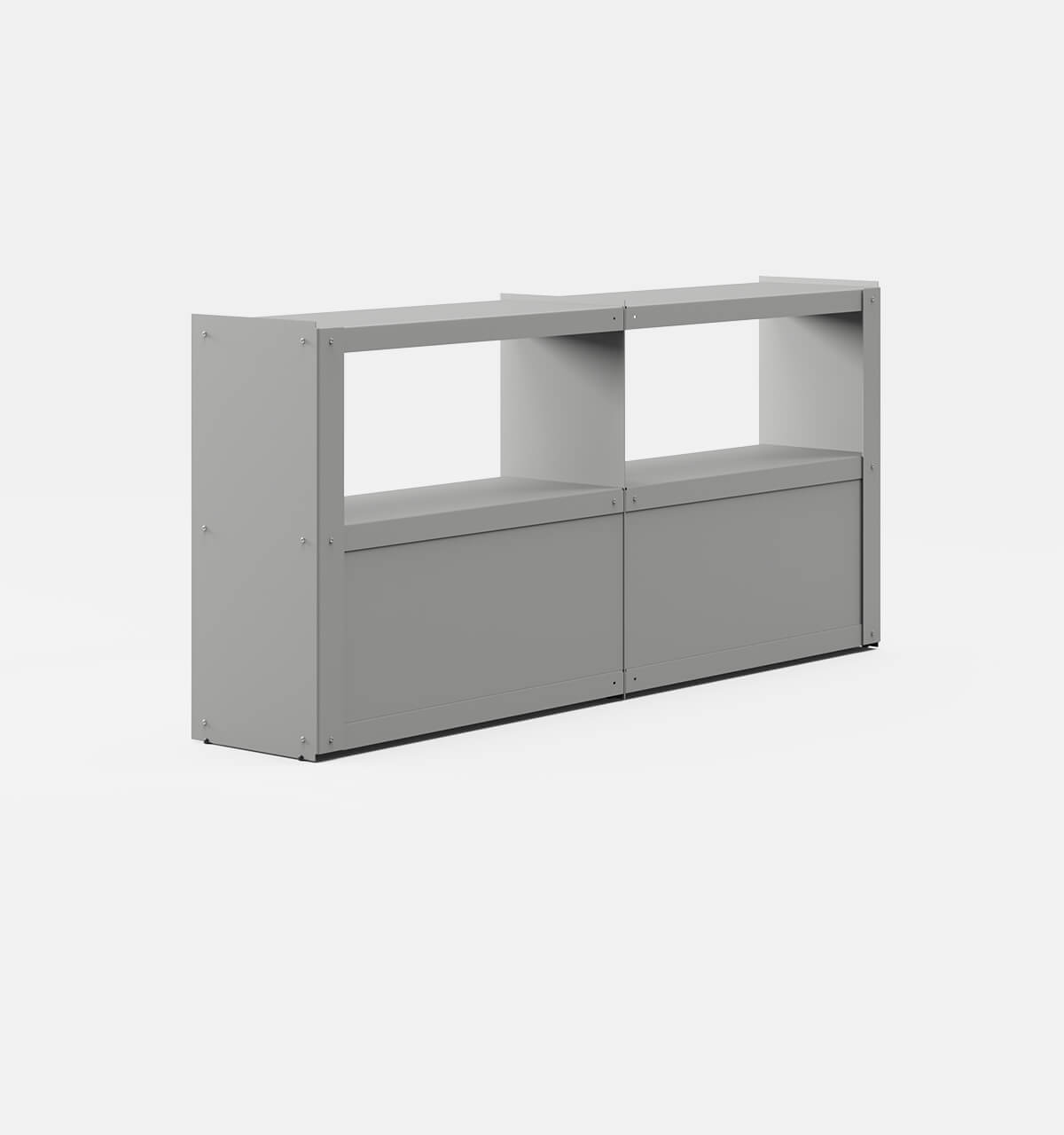 Plié Sideboard Extension 4 Doors 180 cm / 71 in / Light Grey
