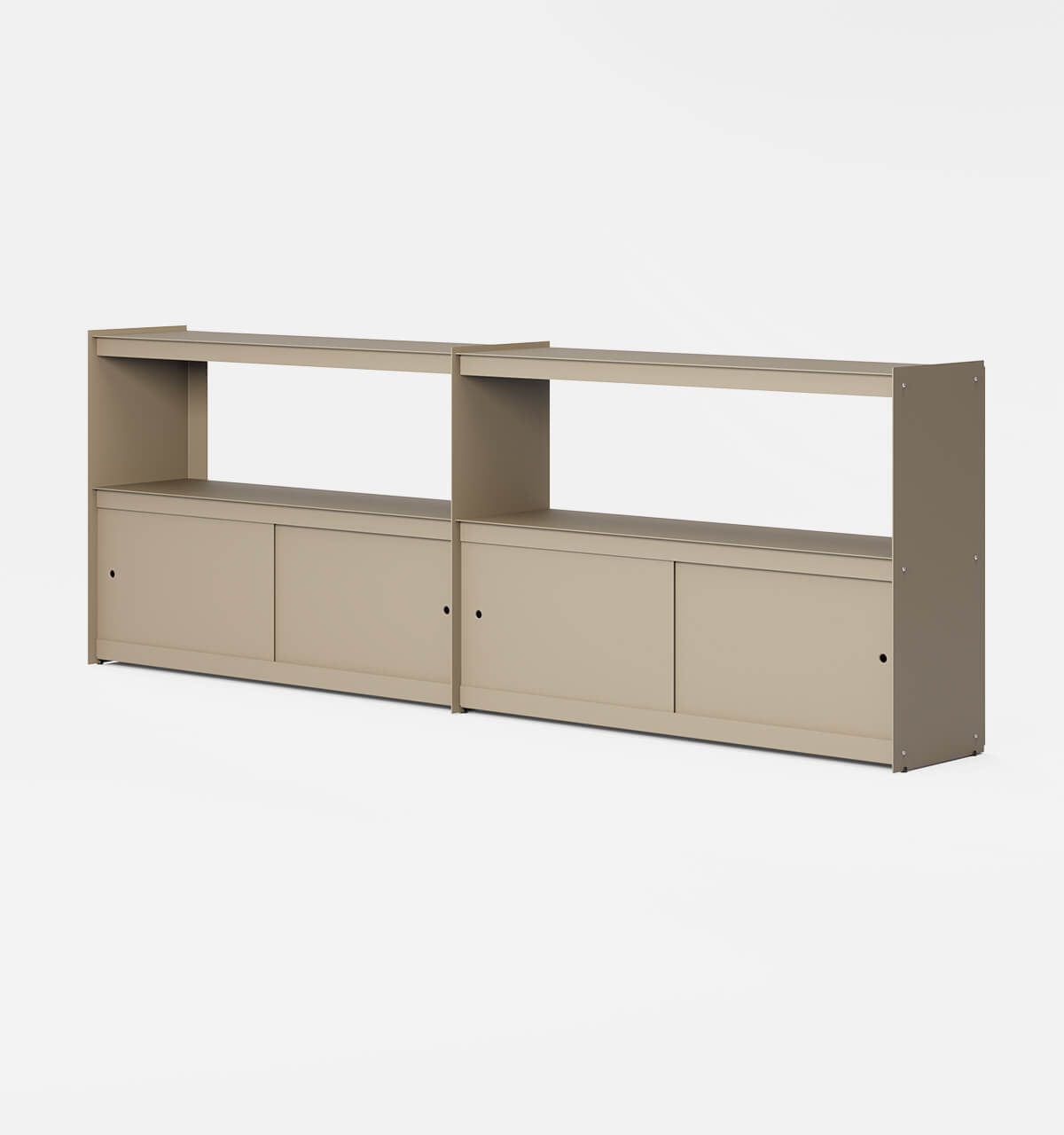 Plié Sideboard Extension 4 Doors 240 cm / 94 in / Beige