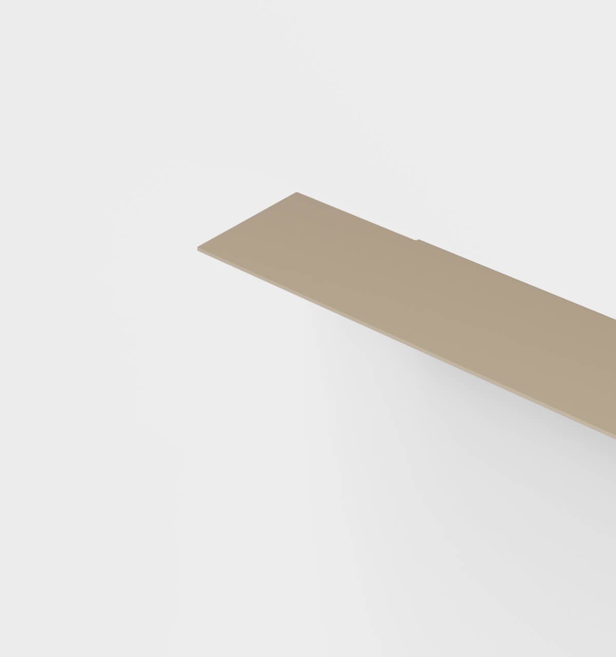Plié Single Shelf Beige / 75 cm / 29.5 in