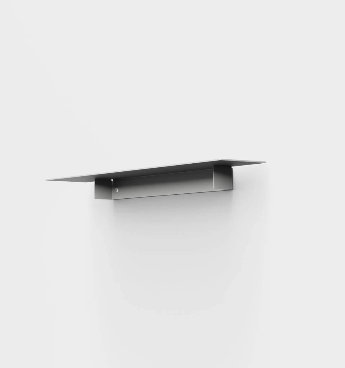Plié Single Shelf Light Grey / 75 cm / 29.5 in