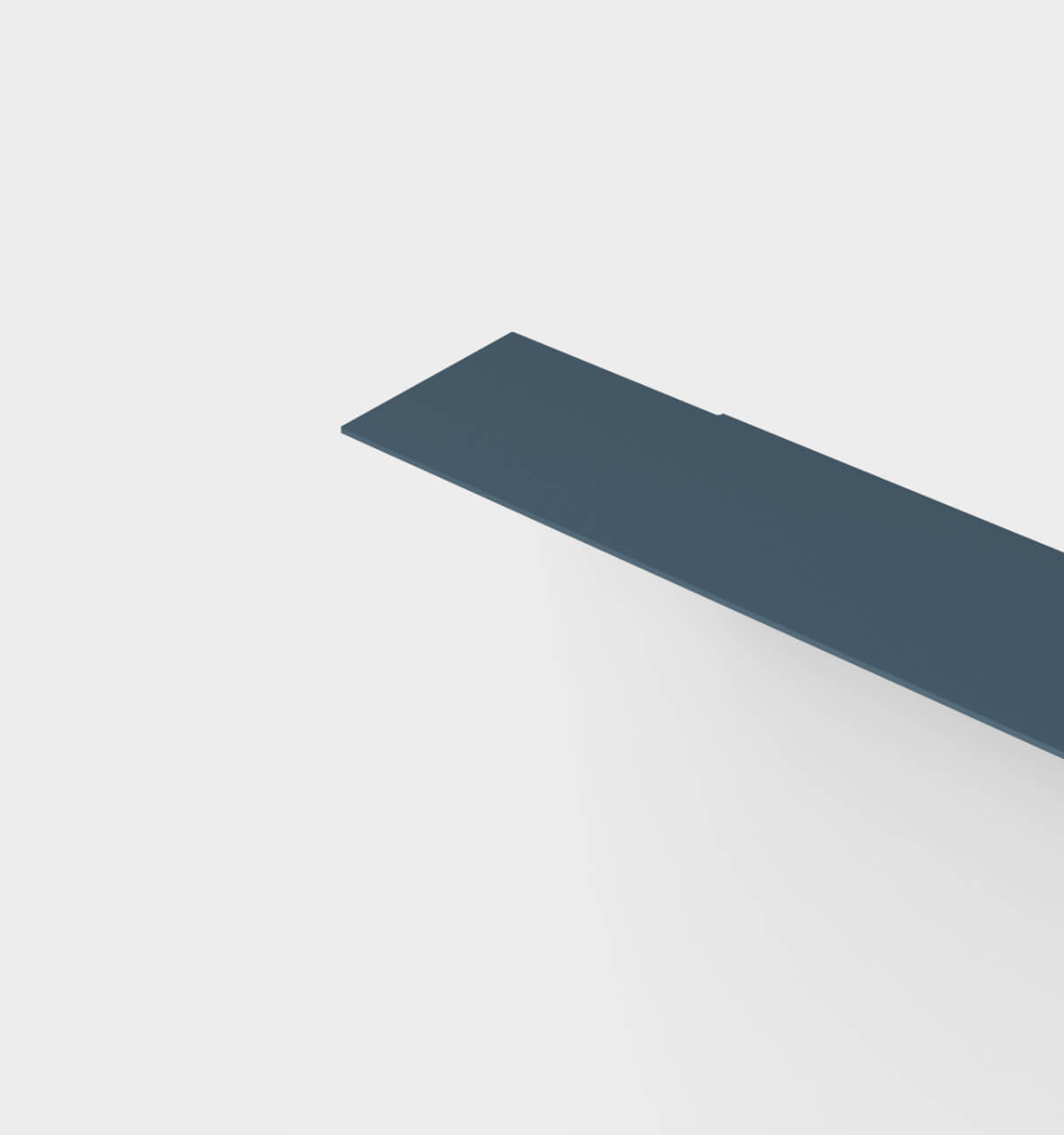 Plié Single Shelf Midnight Blue / 75 cm / 29.5 in