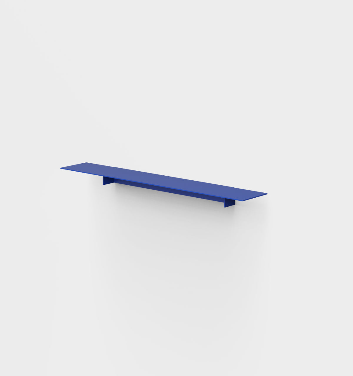 Plié Single Shelf Ultramarine / 120 cm / 47 in