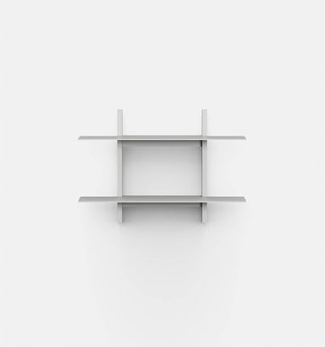 Plié Wall Shelves 2 Light Grey / 70 cm / 28 in