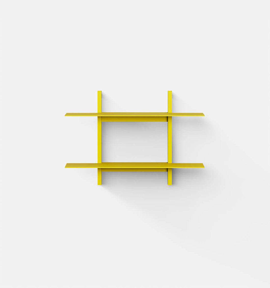 Plié Wall Shelves 2 Yellow / 70 cm / 28 in