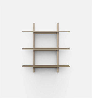 Plié Wall Shelves 3 Beige / 70 cm / 28 in