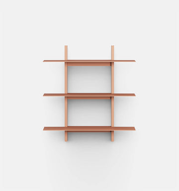 Plié Wall Shelves 3 Coral / 70 cm / 28 in