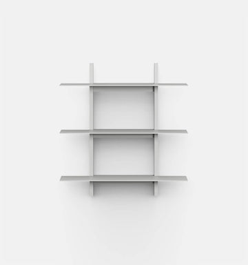Plié Wall Shelves 3 Light Grey / 70 cm / 28 in
