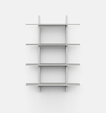 Plié Wall Shelves 4 Light Grey / 70 cm / 28 in
