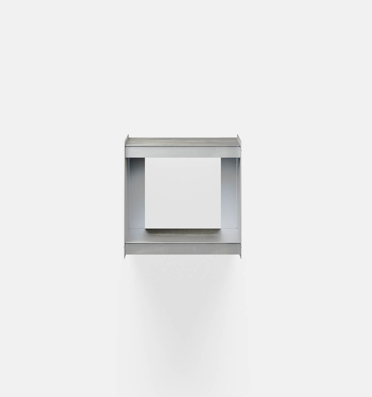 Plié Wall Unit 45 cm / 17.7 in / Brushed Aluminium