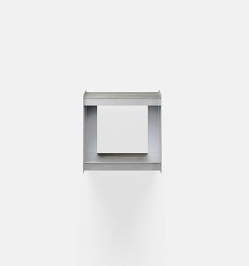 Plié Wall Unit 45 cm / 17.7 in / Brushed Aluminium