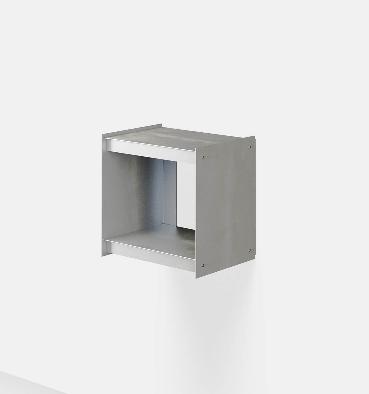 Plié Wall Unit 45 cm / 17.7 in / Brushed Aluminium