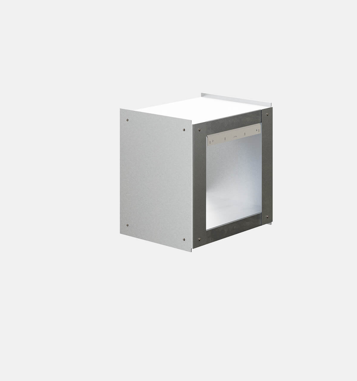 Plié Wall Unit 45 cm / 17.7 in / Brushed Aluminium