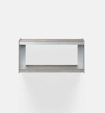 Plié Wall Unit 90 cm / 35 in / Brushed Aluminium