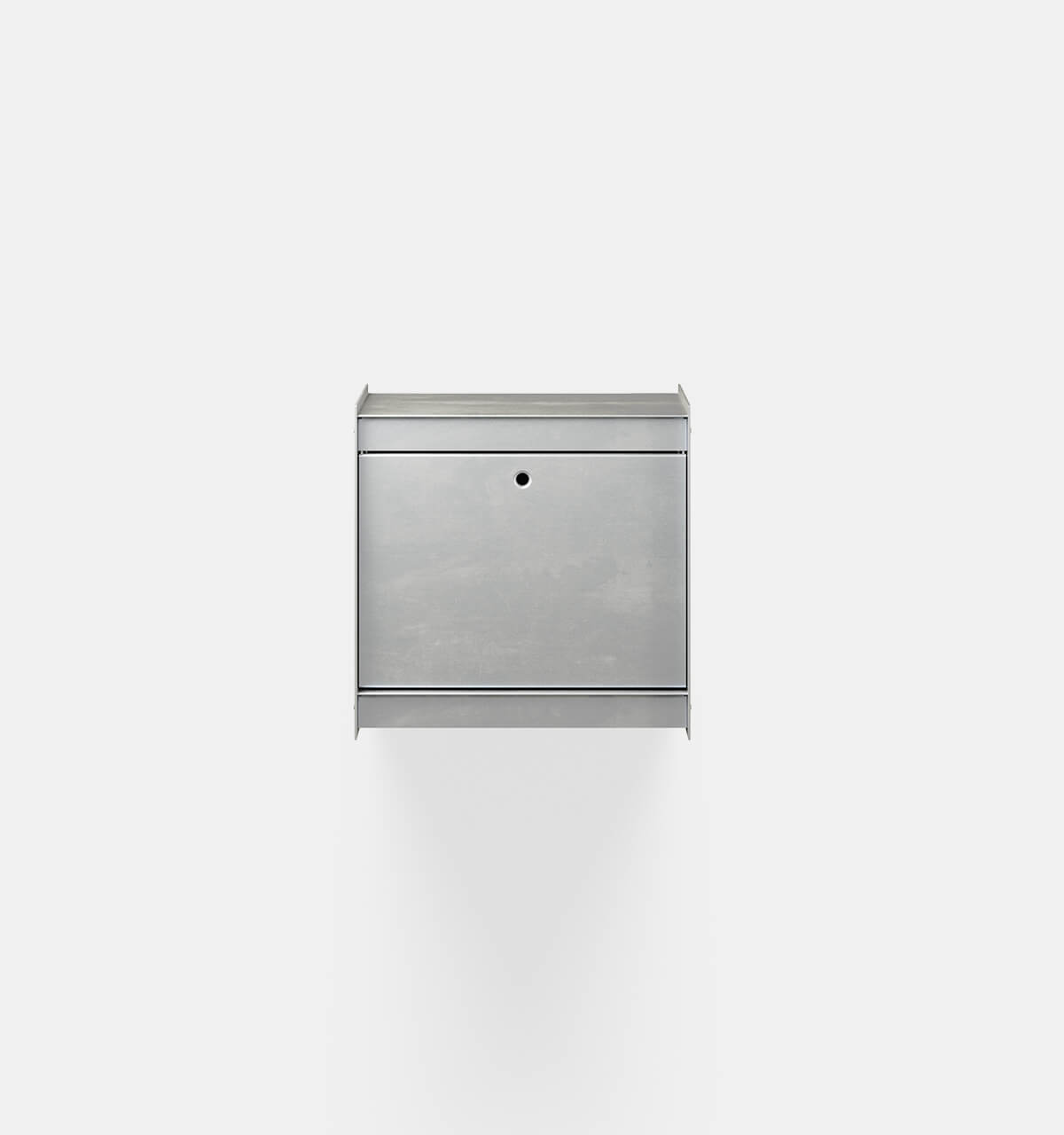 Plié Wall Unit 1 Tall Drawer 45 cm / 17.7 in / Brushed Aluminium