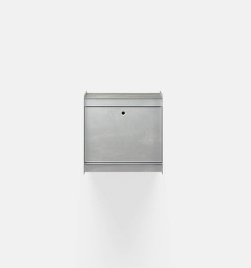 Plié Wall Unit 1 Tall Drawer 45 cm / 17.7 in / Brushed Aluminium