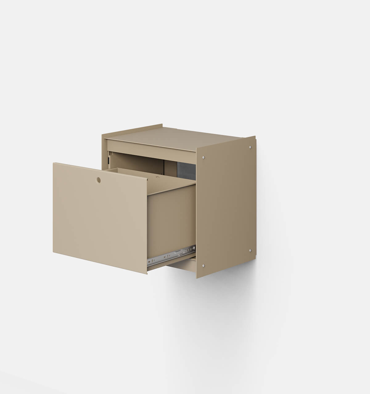 Plié Wall Unit 1 Tall Drawer 45 cm / 17.7 in / Beige