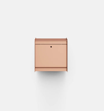 Plié Wall Unit 1 Tall Drawer 45 cm / 17.7 in / Coral