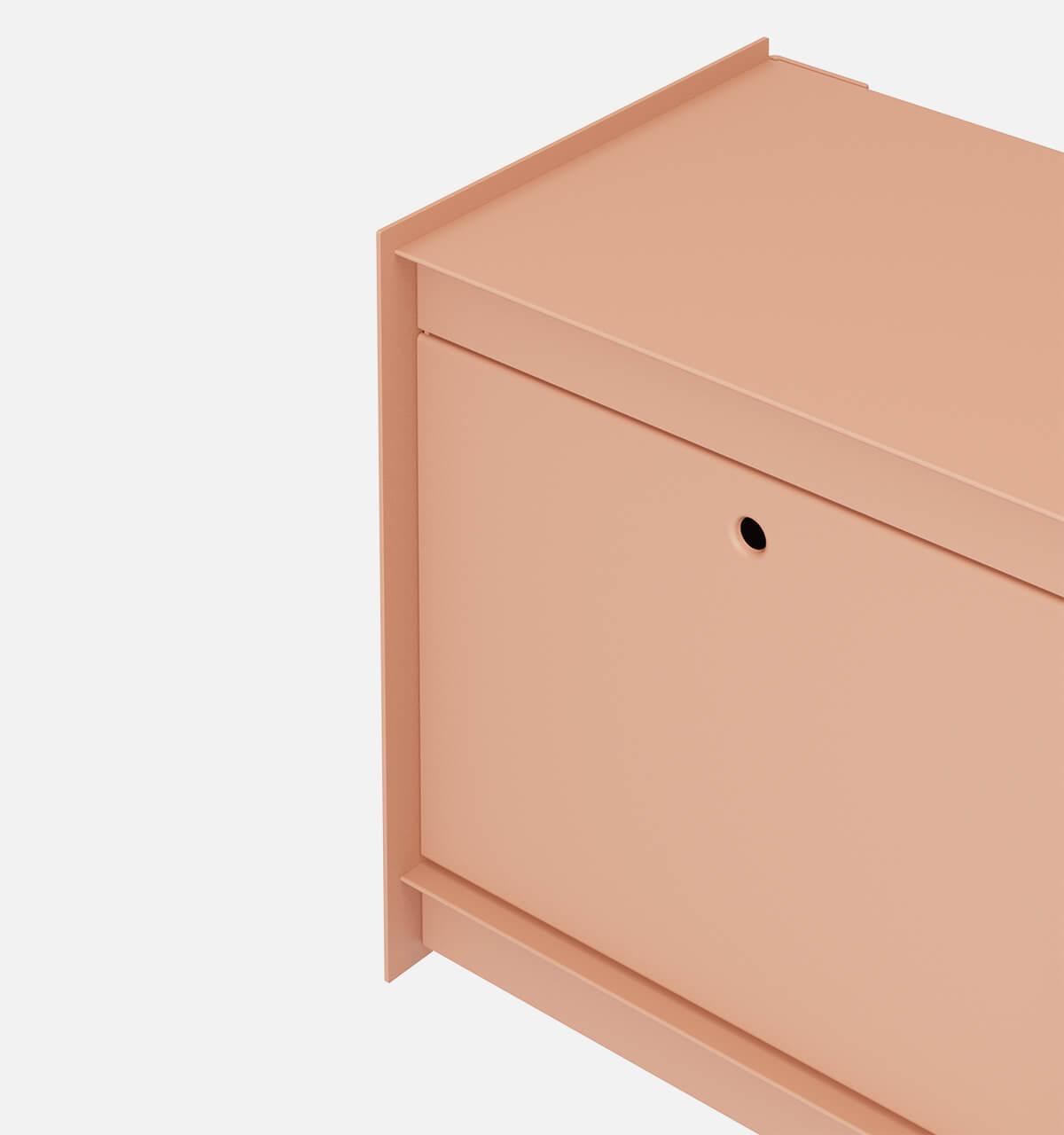 Plié Wall Unit 1 Tall Drawer 45 cm / 17.7 in / Coral
