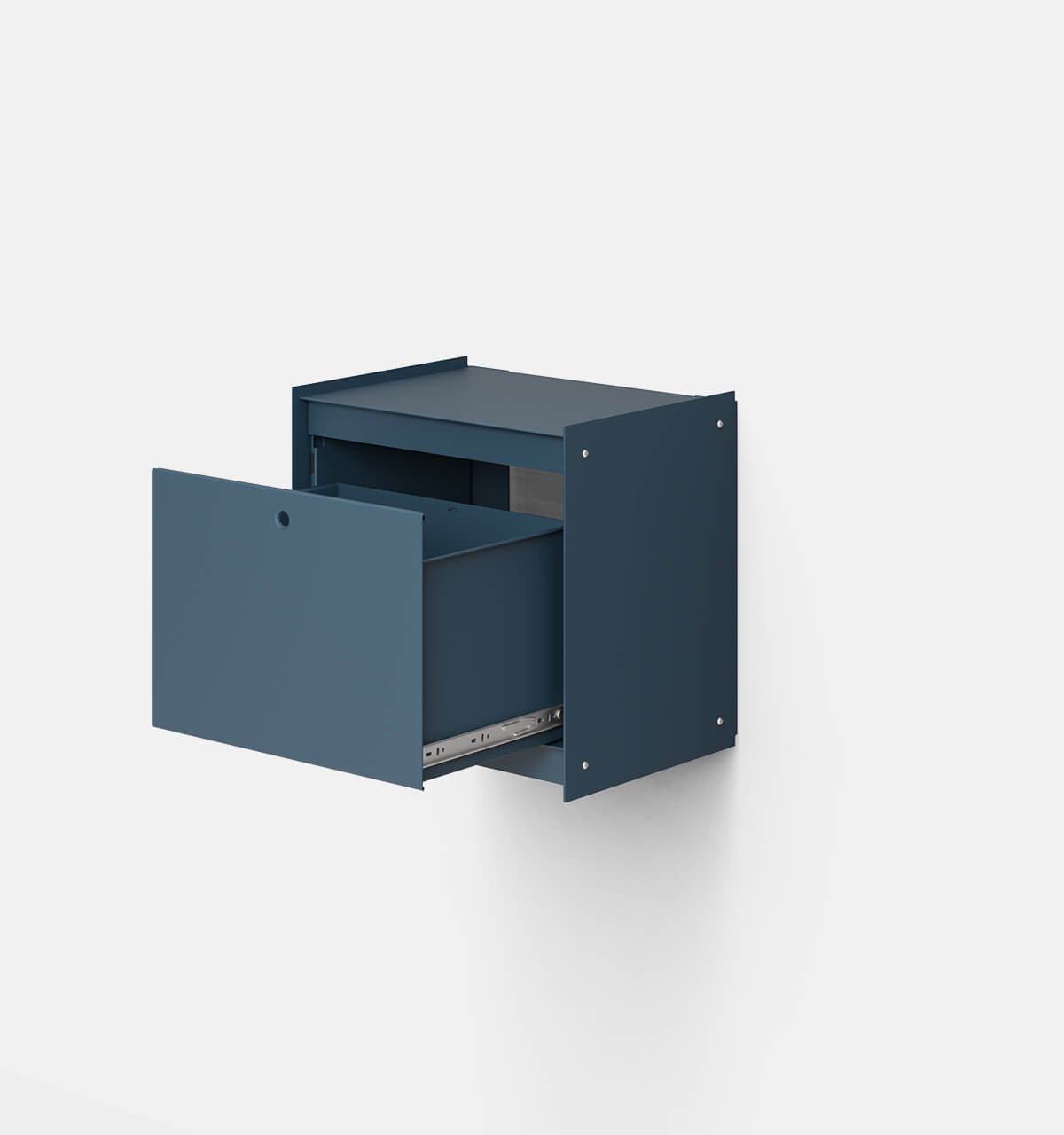 Plié Wall Unit 1 Tall Drawer 45 cm / 17.7 in / Midnight Blue