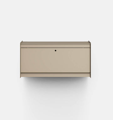 Plié Wall Unit 1 Tall Drawer 90 cm / 35 in / Beige
