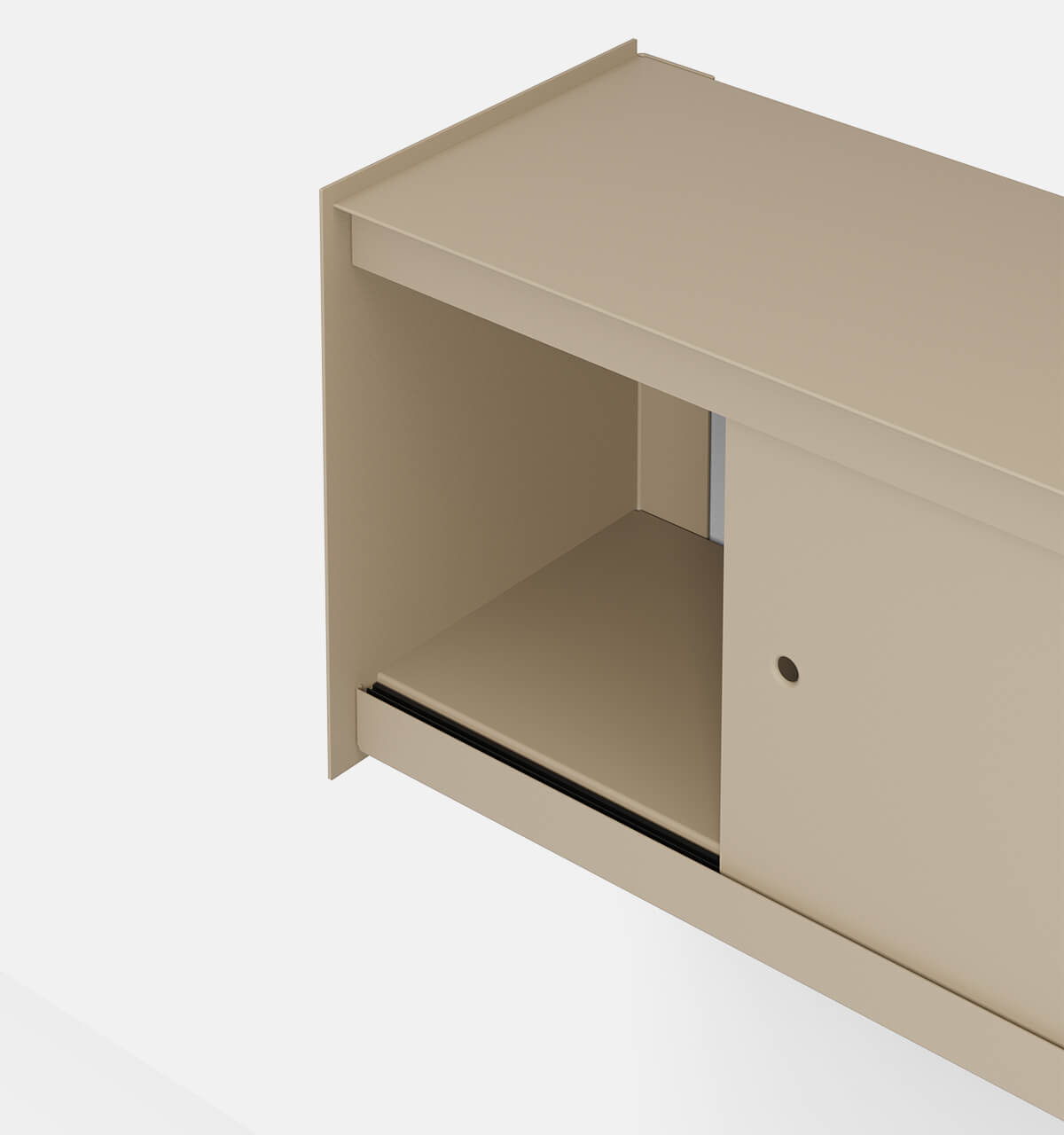 Plié Wall Unit 2 Doors Beige / 120 cm / 47 in