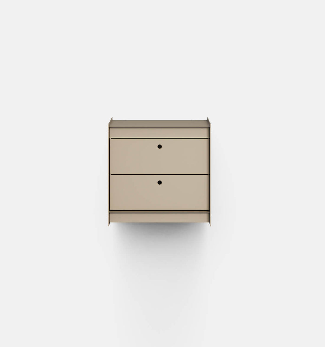 Plié Wall Unit 2 Short Drawers 45 cm / 17.7 in / Beige