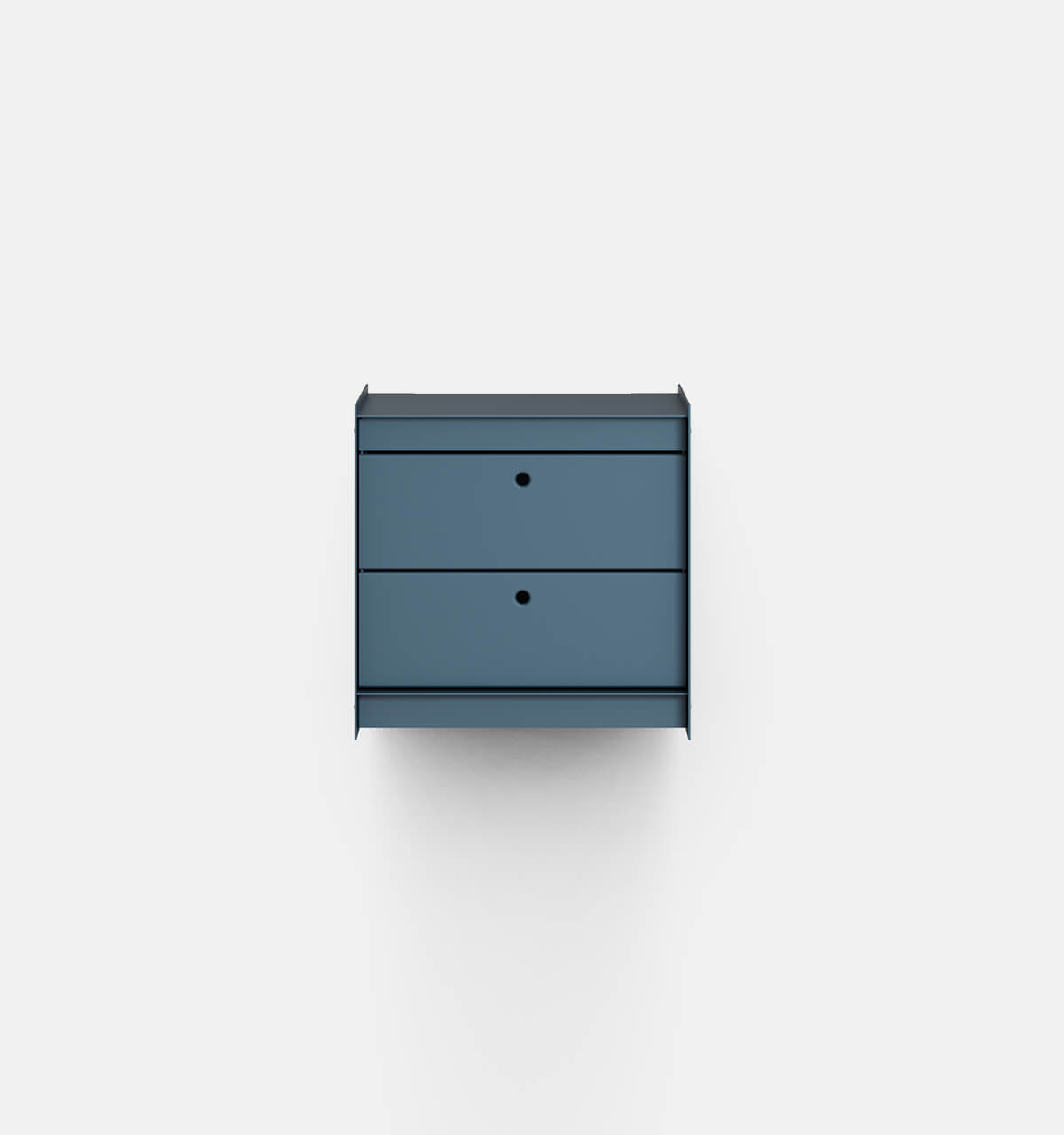 Plié Wall Unit 2 Short Drawers 45 cm / 17.7 in / Midnight Blue