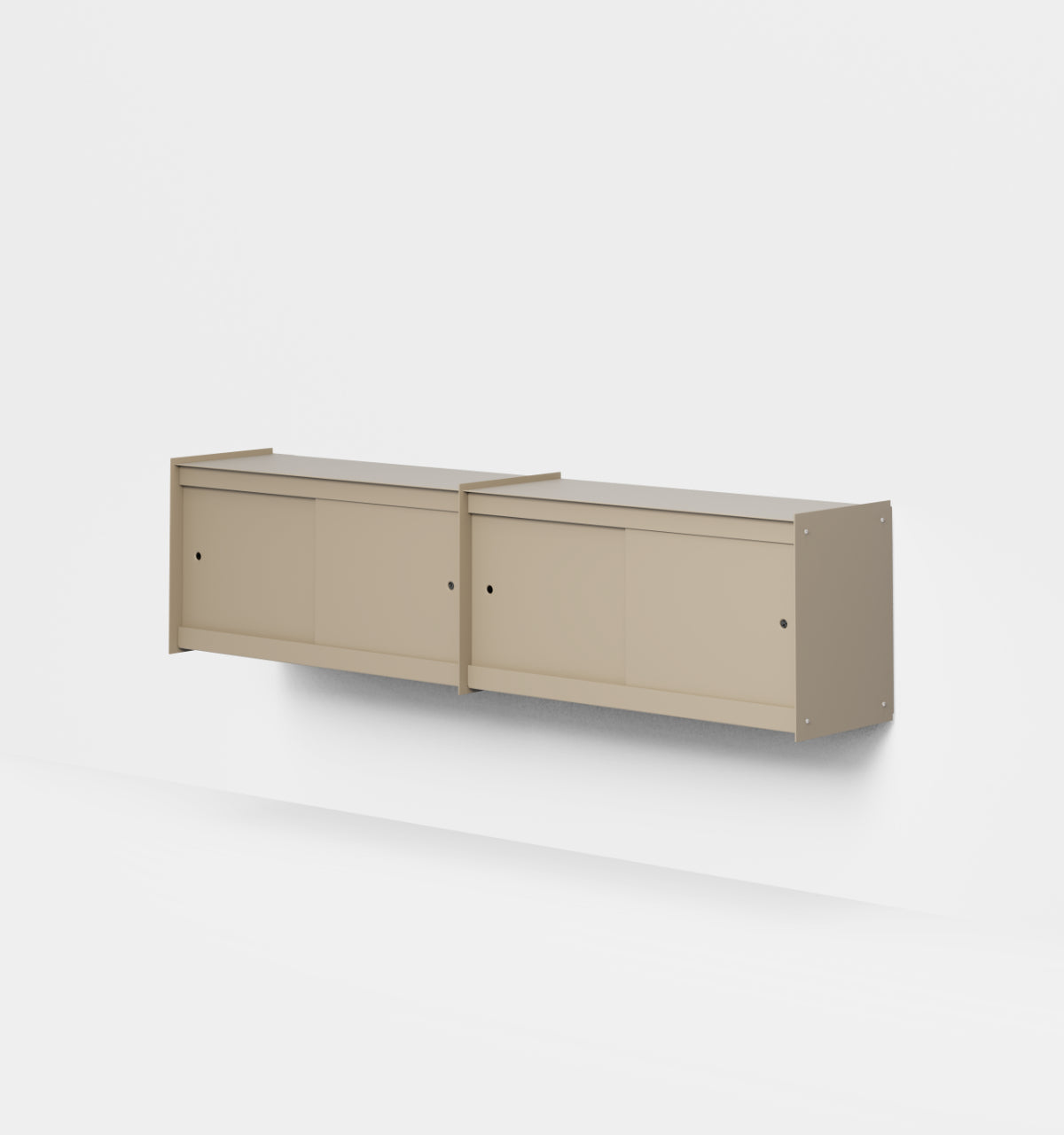 Plié Wall Unit Extension 4 Doors 180 cm / 71 in / Beige