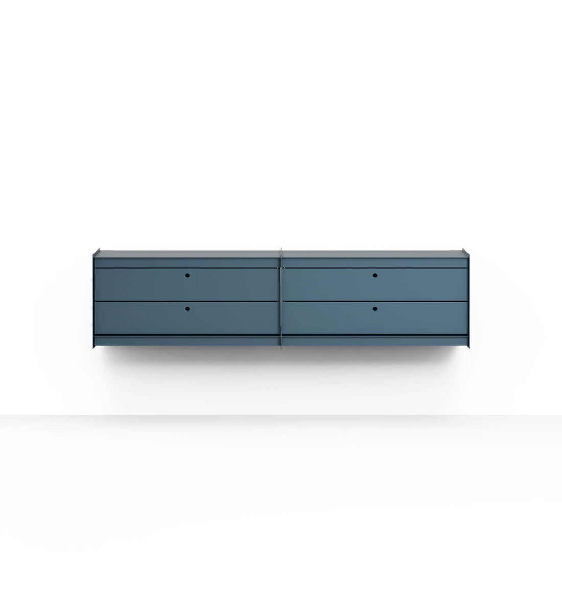 Plié Wall Unit Extension 4 Short Drawers 180 cm / 71 in / Midnight Blue