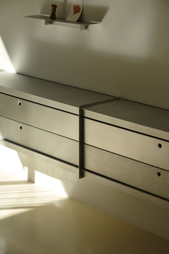 Plié Wall Mount Extension 4 Small Drawers