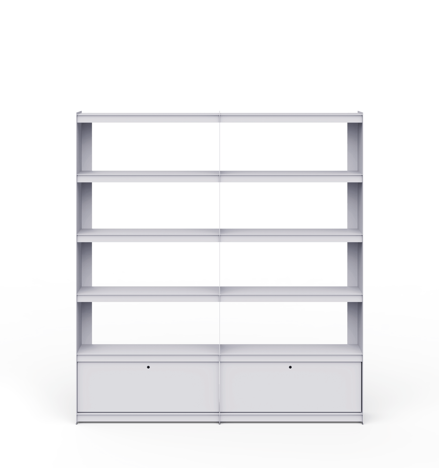 Plié Bookshelf Extension 2 Tall Drawers