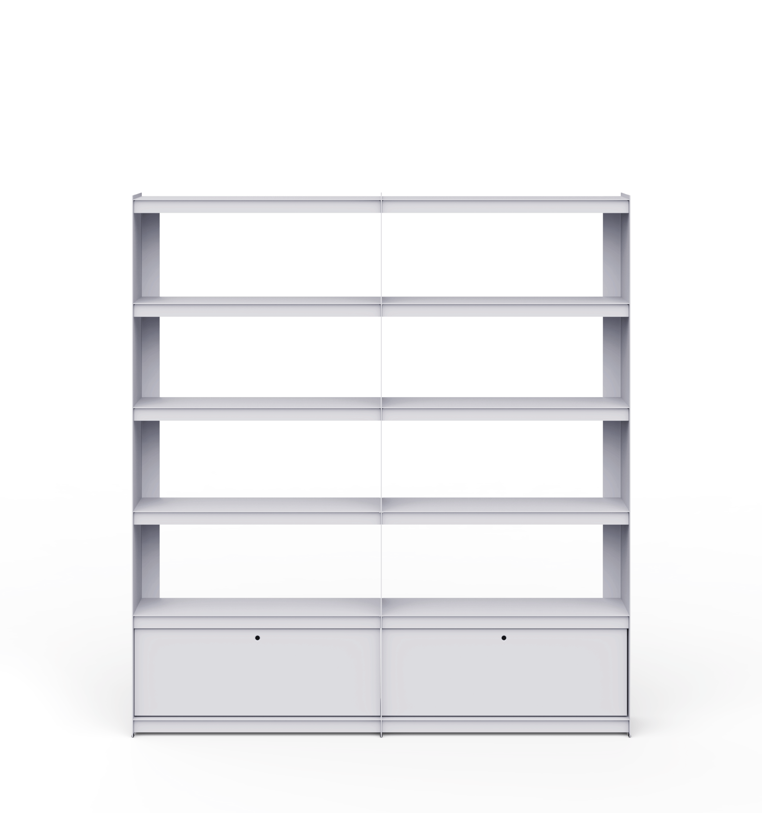 Plié Bookshelf Extension 2 Tall Drawers