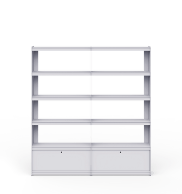 Plié Bookshelf Extension 2 Tall Drawers