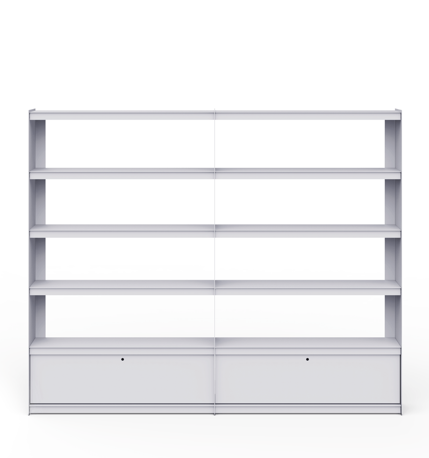 Plié Bookshelf Extension 2 Tall Drawers