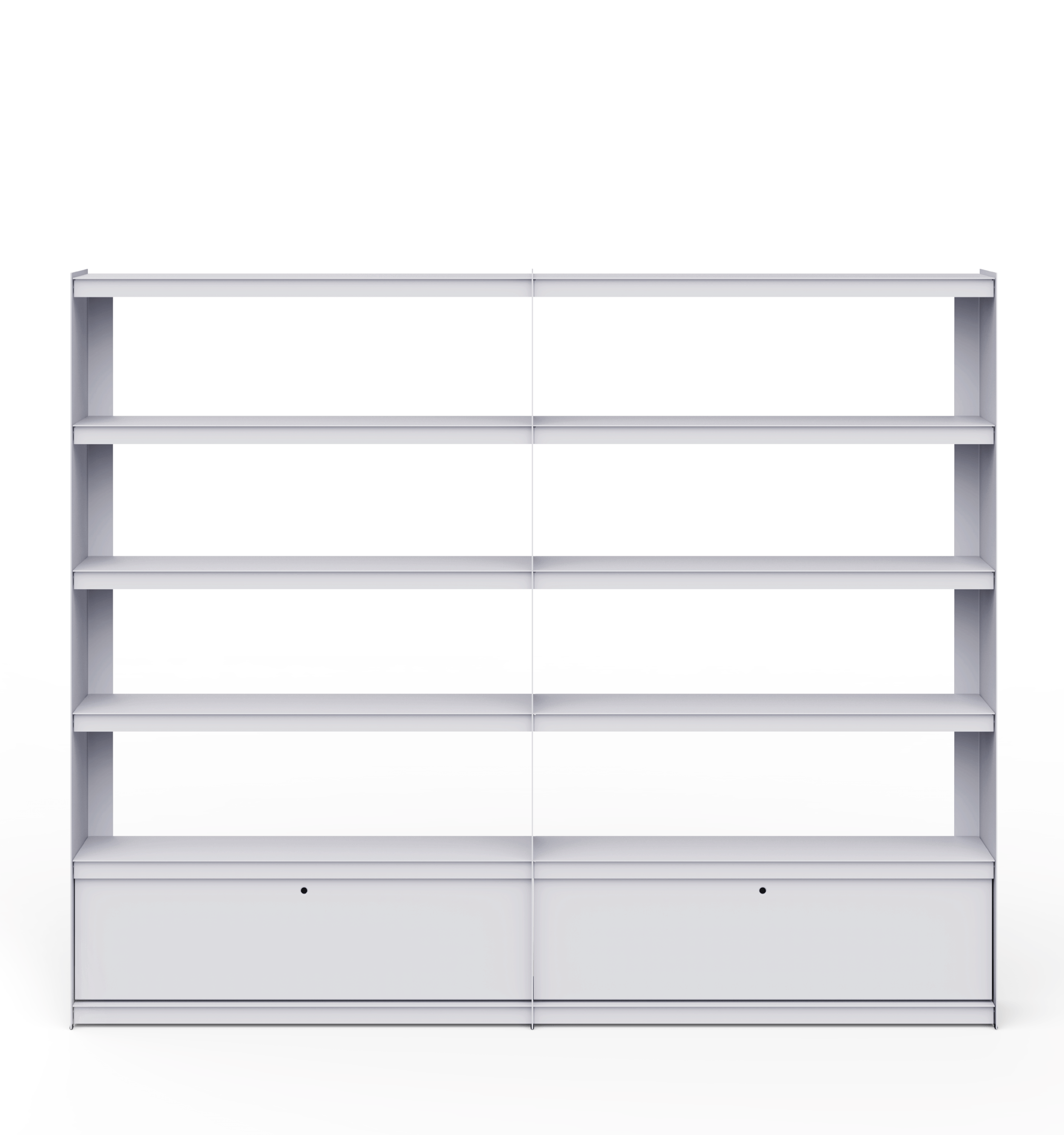 Plié Bookshelf Extension 2 Tall Drawers
