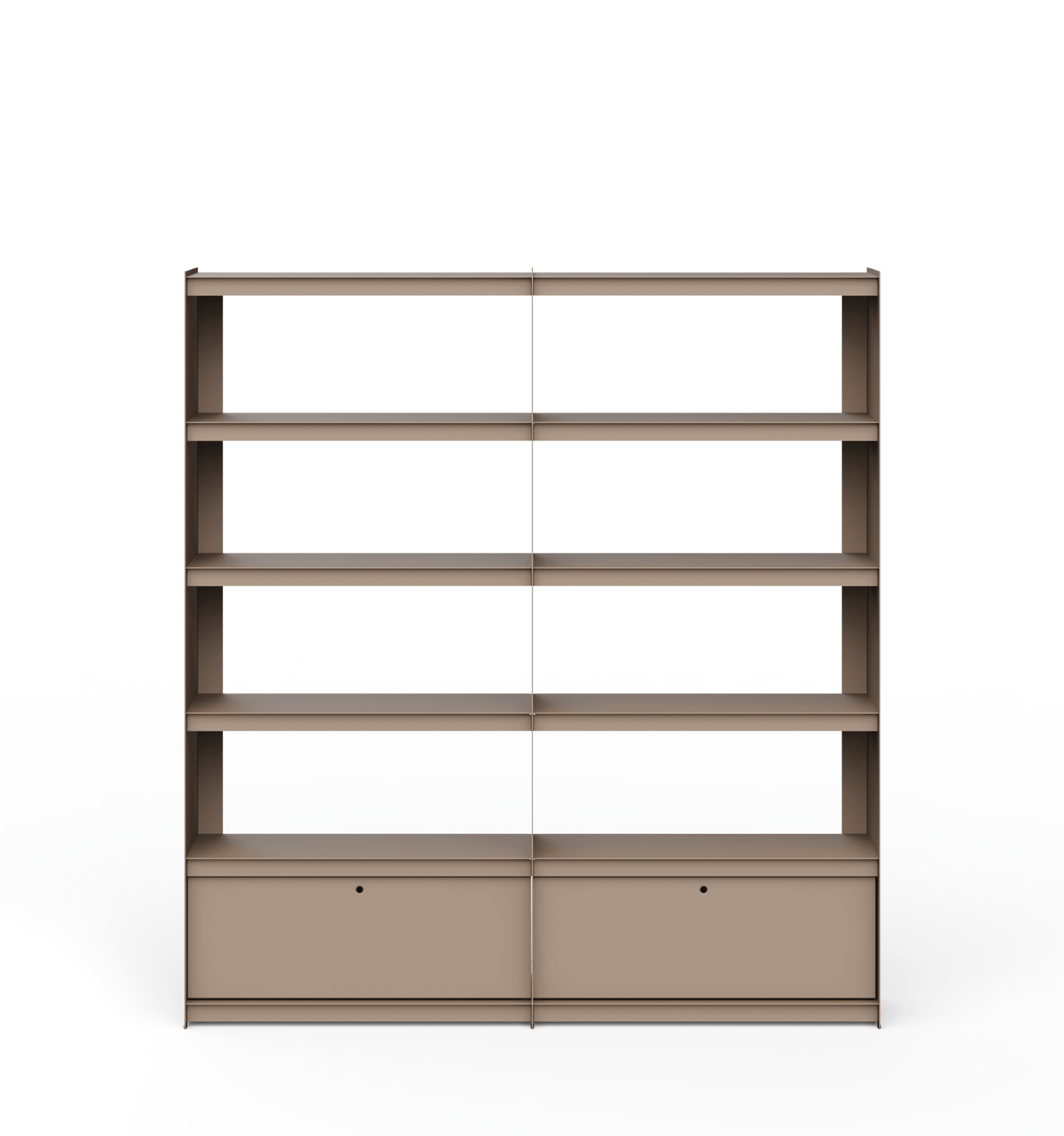 Plié Bookshelf Extension 2 Tall Drawers