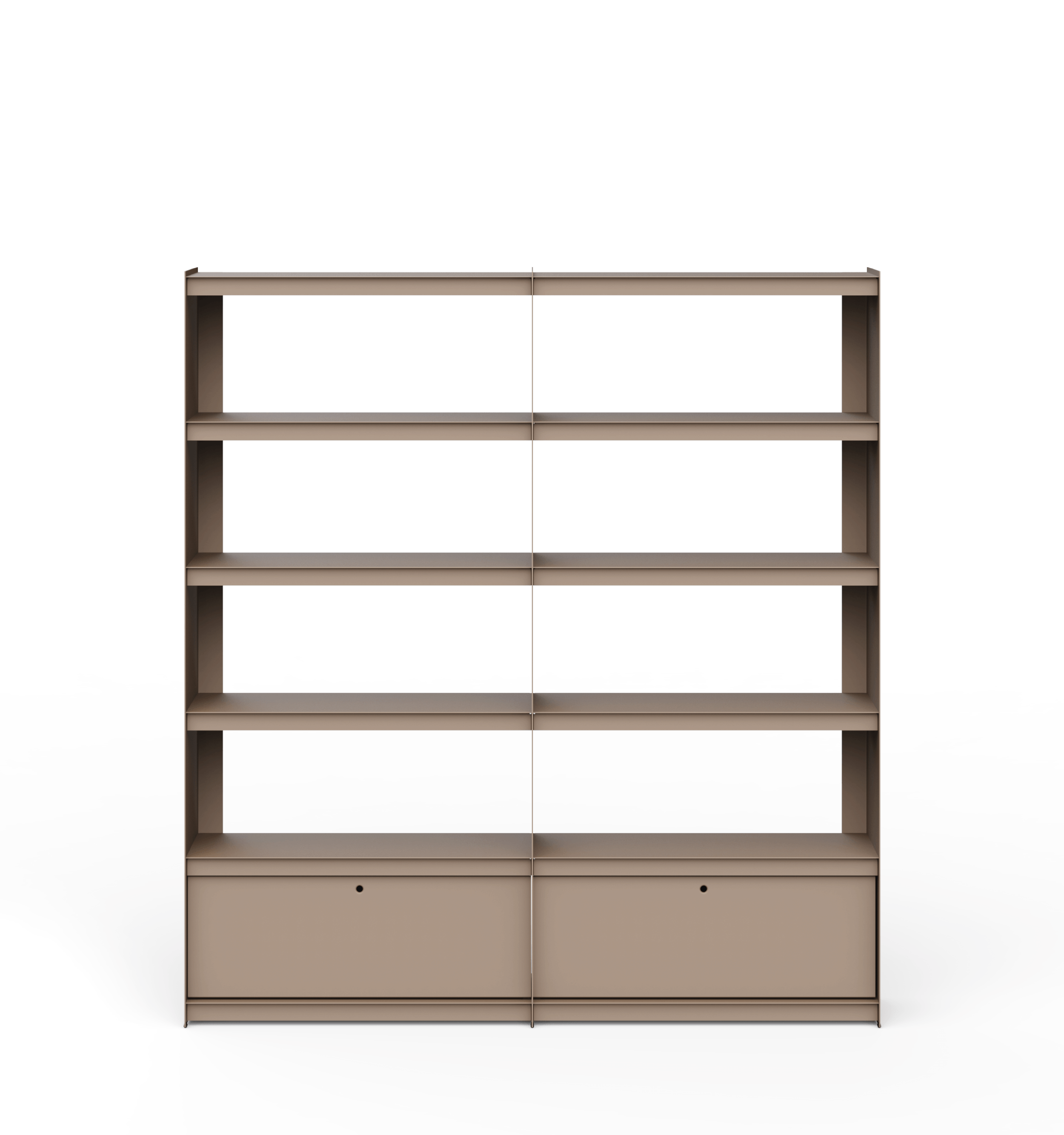Plié Bookshelf Extension 2 Tall Drawers