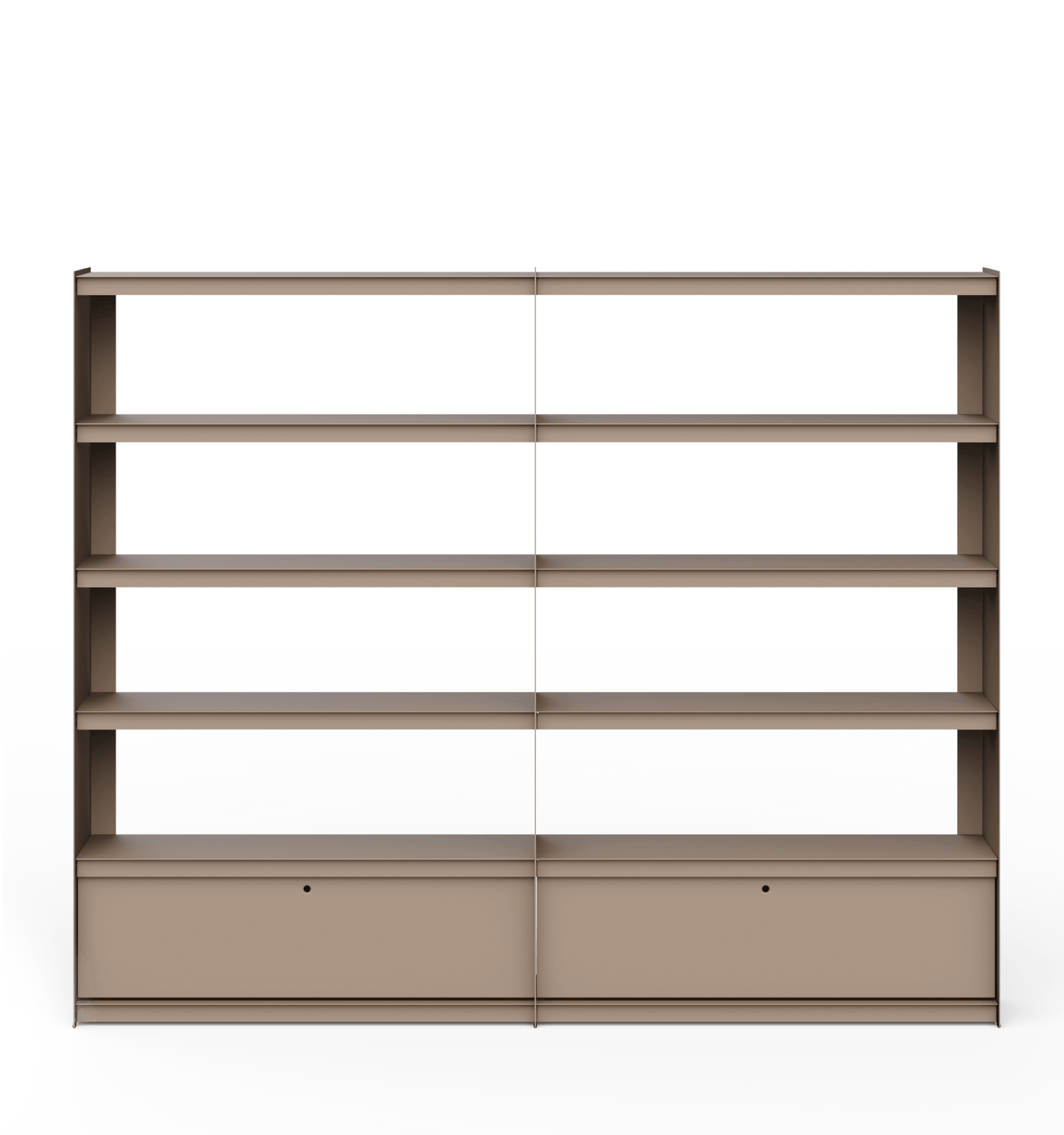 Plié Bookshelf Extension 2 Tall Drawers