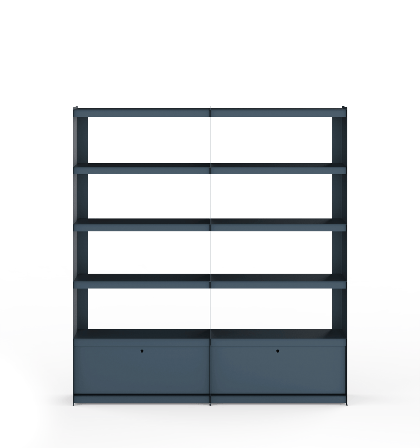 Plié Bookshelf Extension 2 Tall Drawers