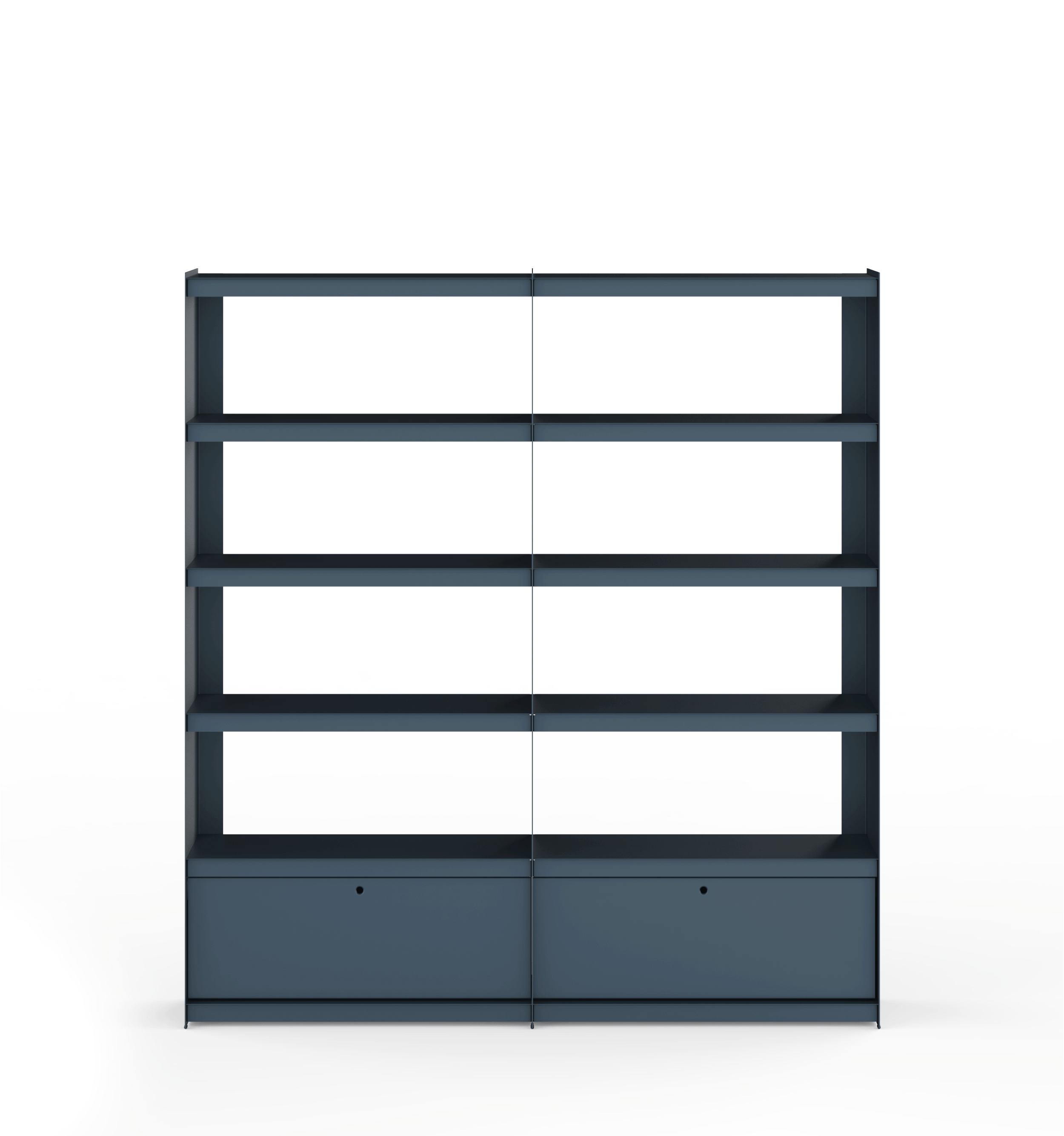 Plié Bookshelf Extension 2 Tall Drawers