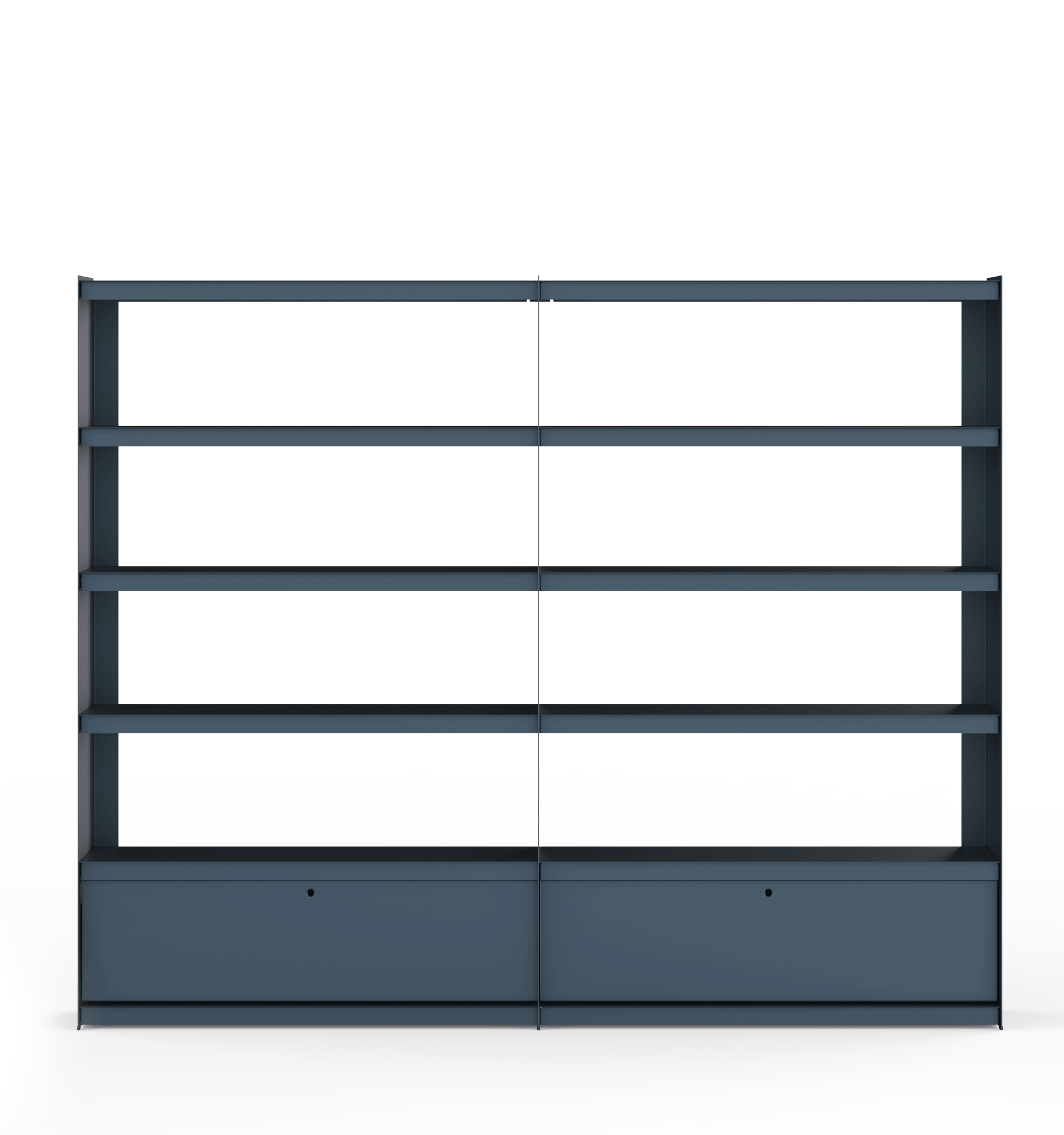 Plié Bookshelf Extension 2 Tall Drawers