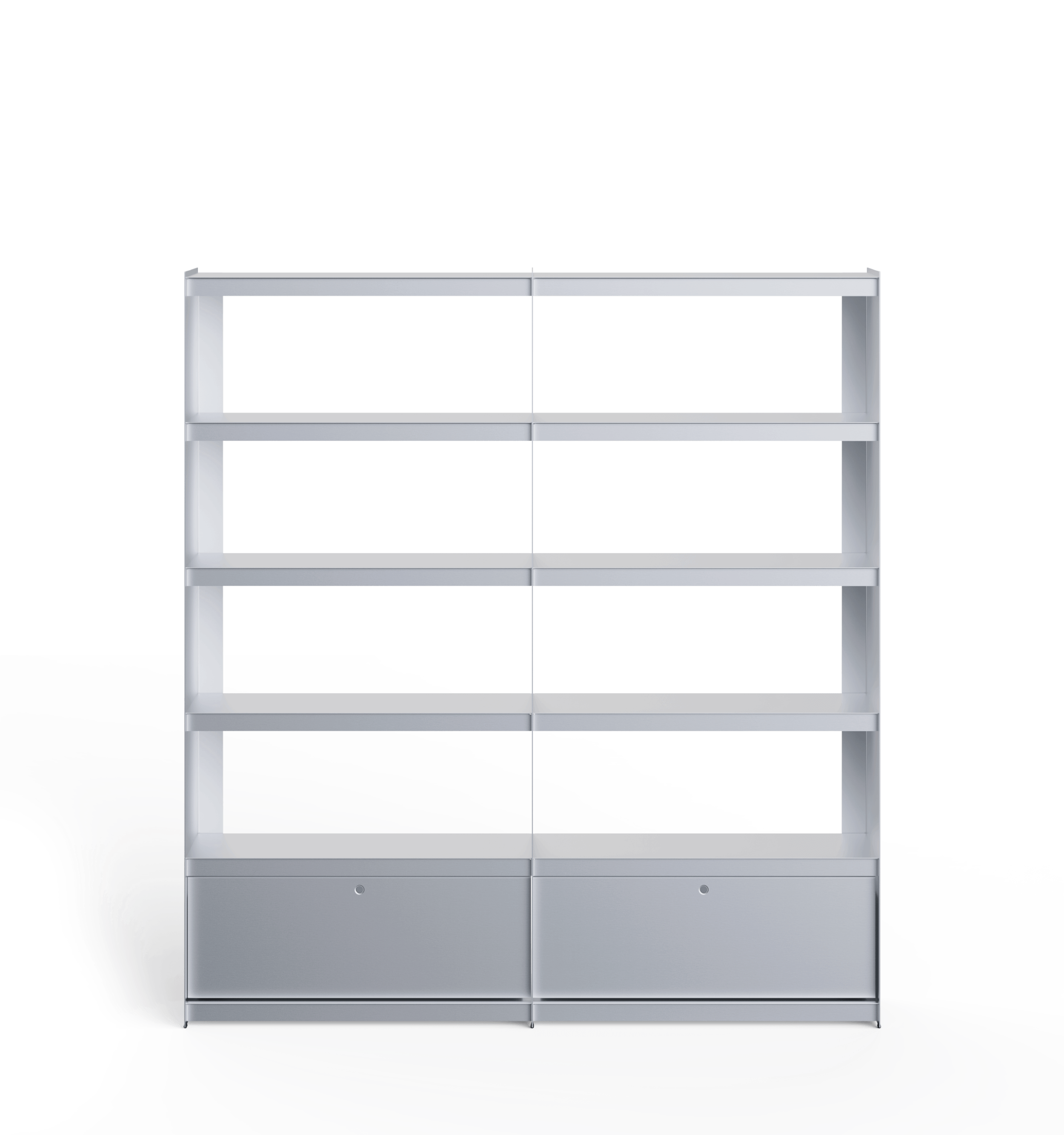 Plié Bookshelf Extension 2 Tall Drawers