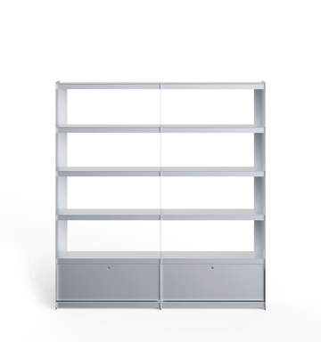 Plié Bookshelf Extension 2 Tall Drawers