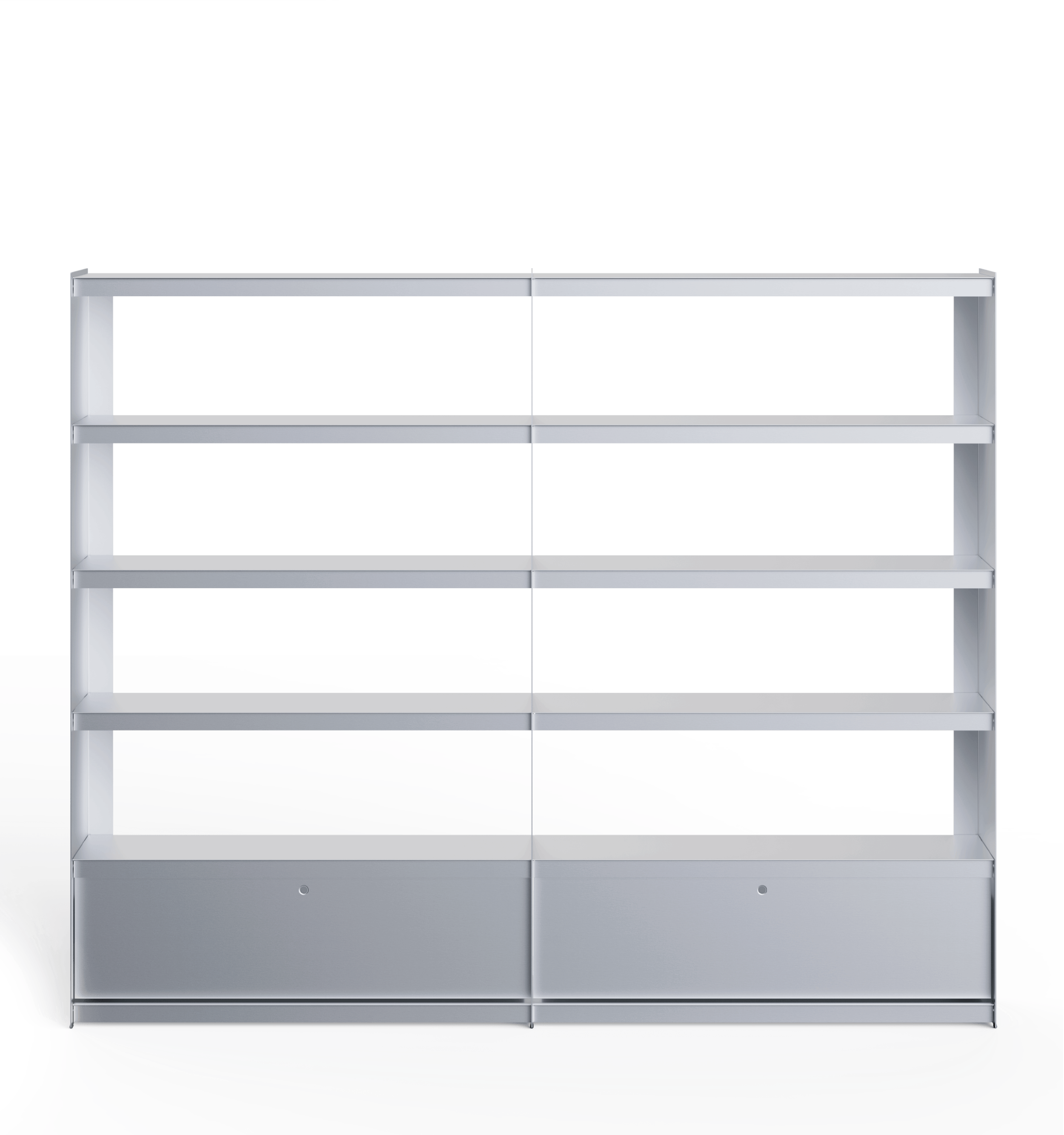 Plié Bookshelf Extension 2 Tall Drawers