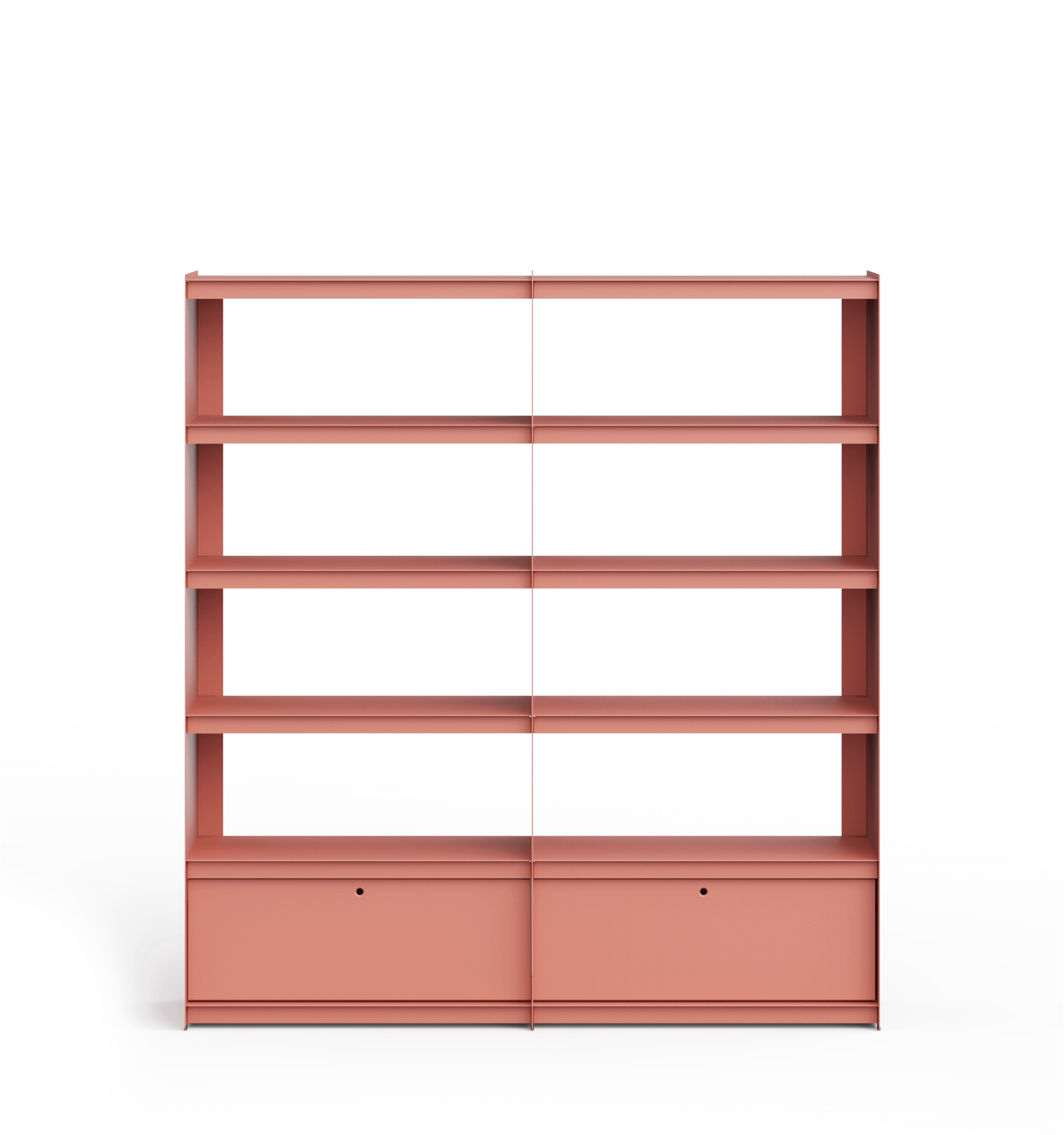 Plié Bookshelf Extension 2 Tall Drawers