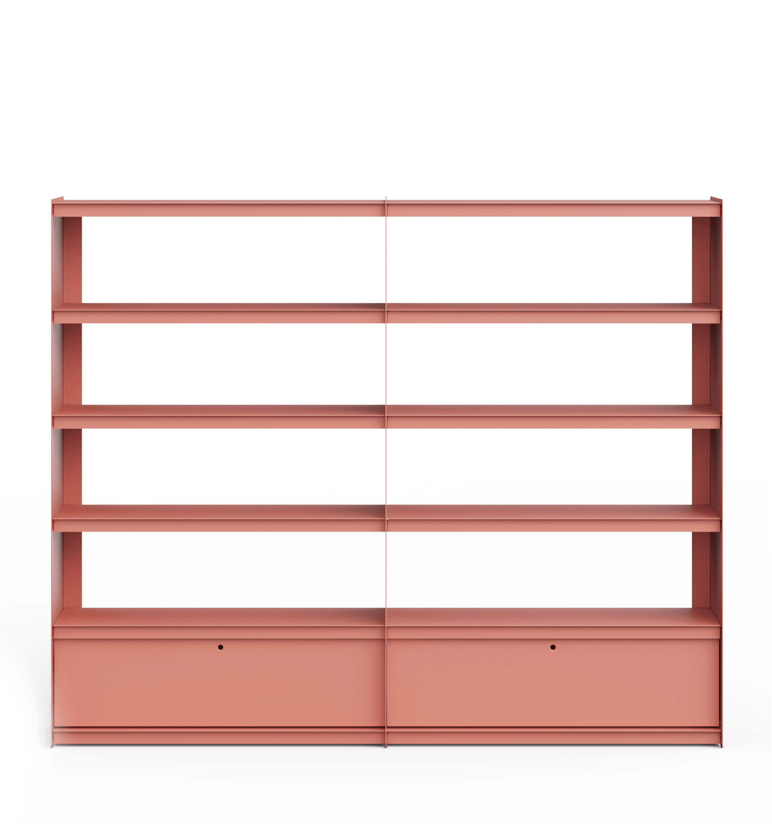 Plié Bookshelf Extension 2 Tall Drawers