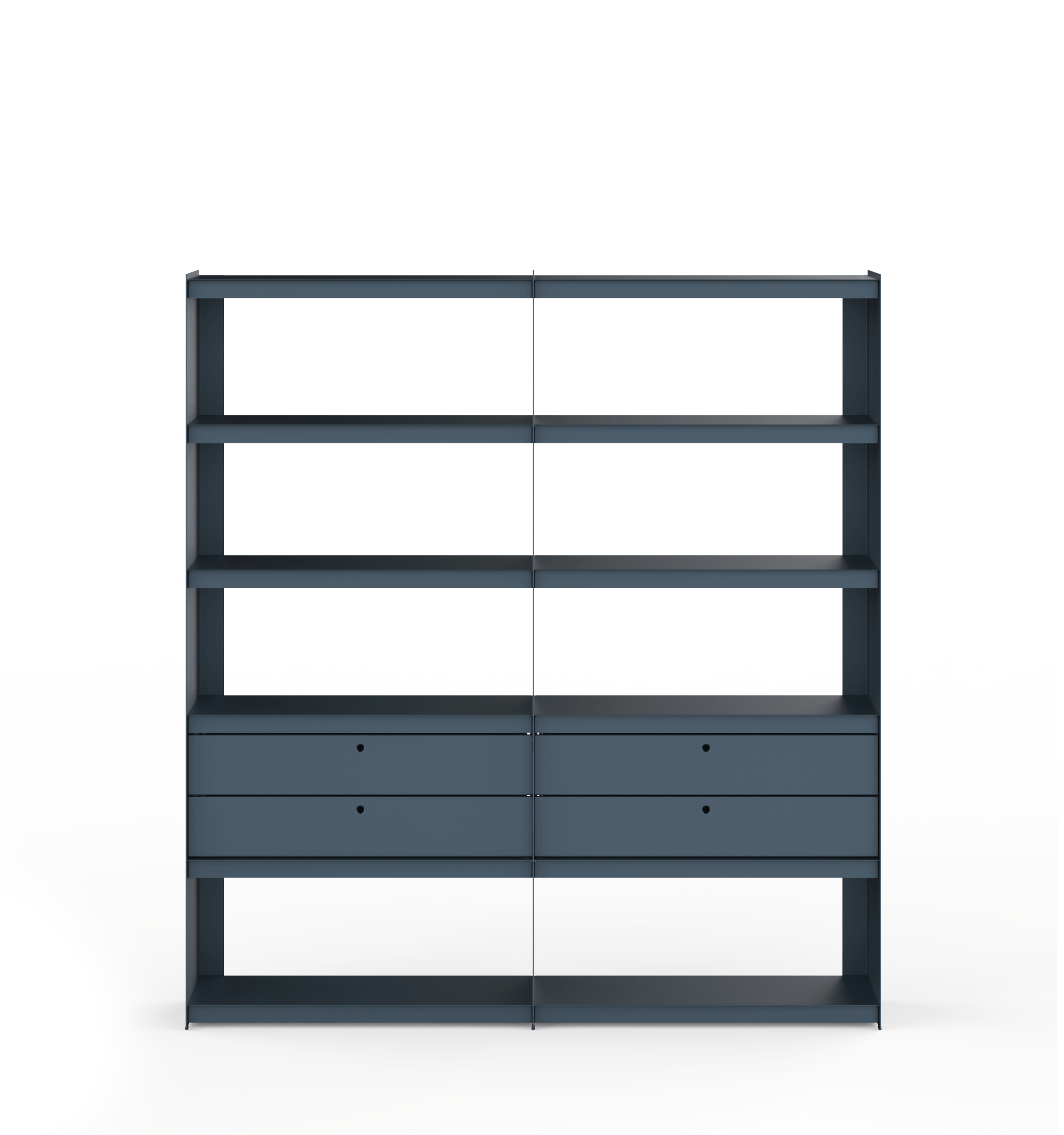 Plié Bookshelf Extension 4 Short Drawers