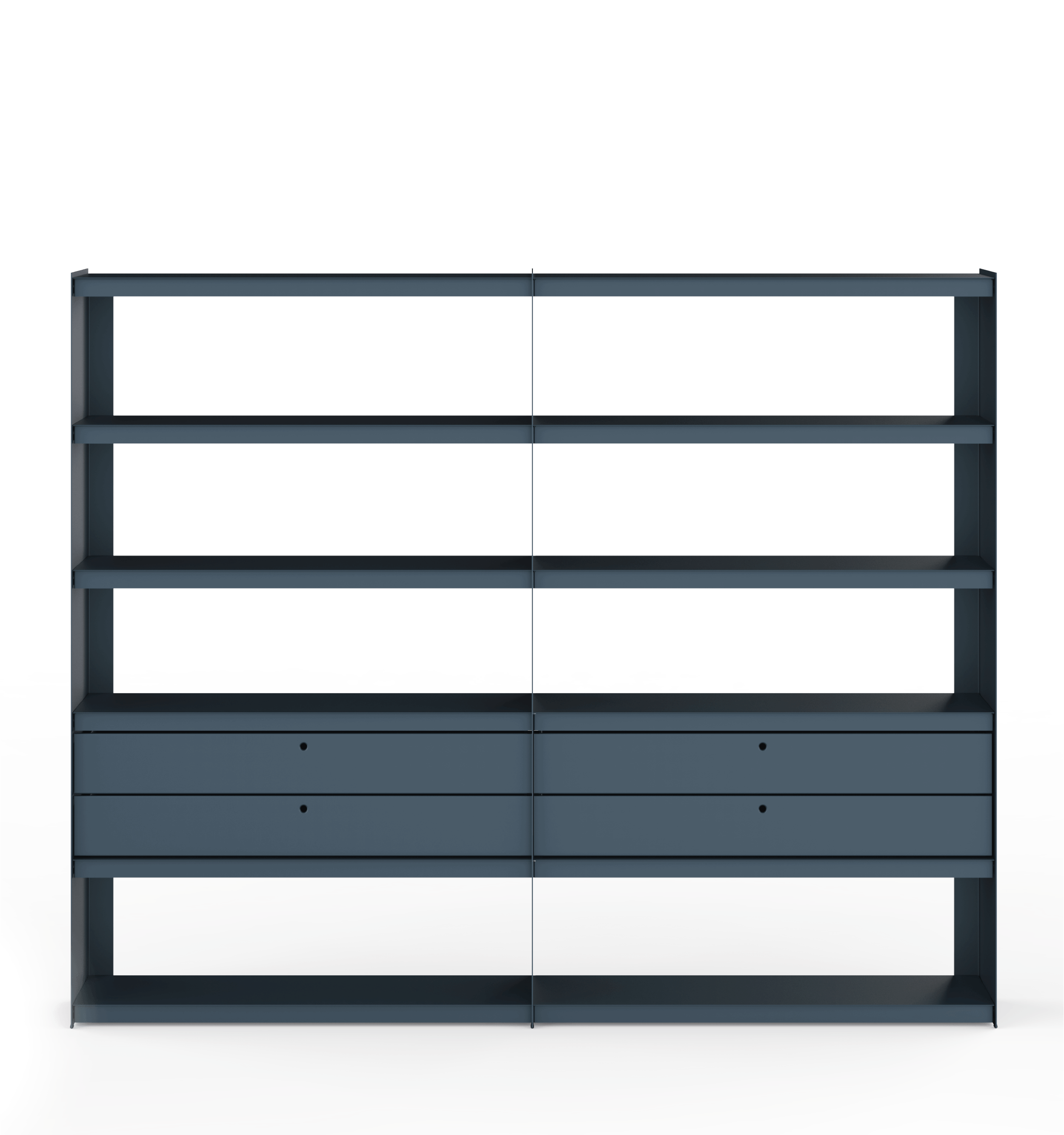 Plié Bookshelf Extension 4 Short Drawers